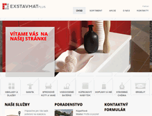 Tablet Screenshot of exstavmat.sk